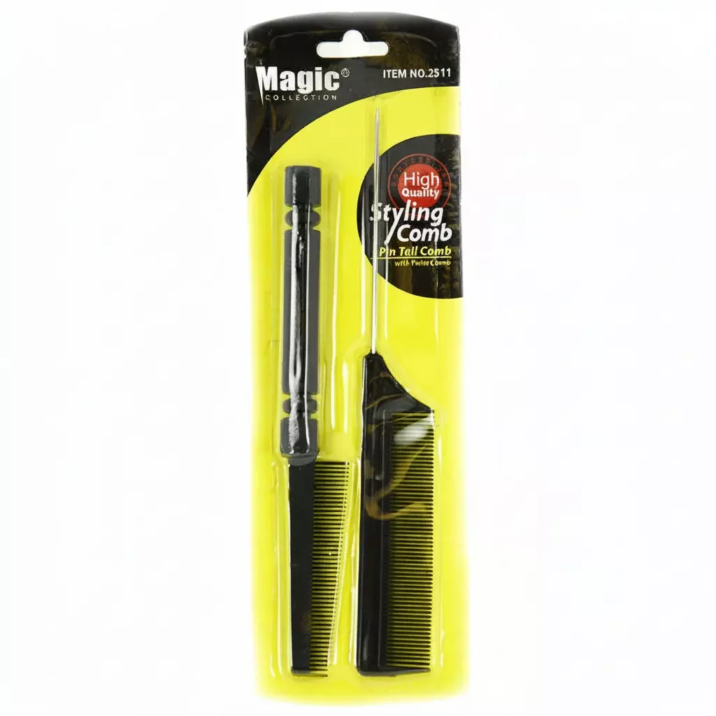 Magic Collection Pin Tail Comb With Twist Comb – 2511