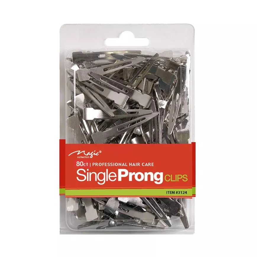 MAGIC COLLECTION SINGLE PRONG CLIPS 80ct
