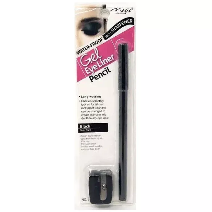 Magic Waterproof Gel Eyeliner Pencil with Sharpener