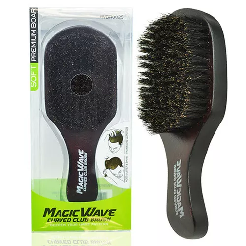 MAGIC WAVE CURVED CLUB BRUSH WITH HANDLE