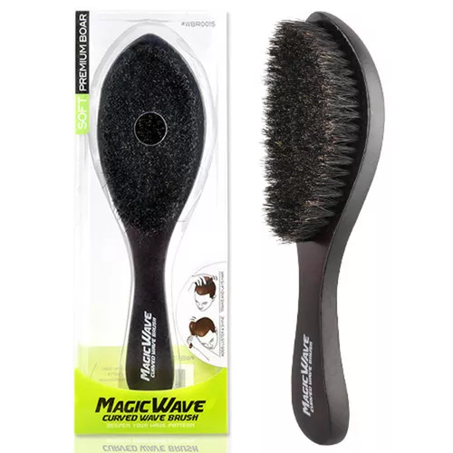 MAGIC WAVE CURVED WAVE BRUSH WITH HANDLE