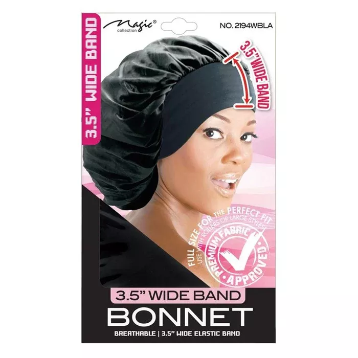 Magice 3.5″ Wide Band Bonnet ( 2194WBLA)