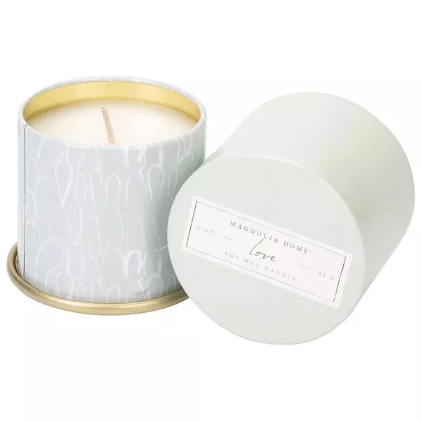 MAGNOLIA HOME TIN CANDLE – LOVE
