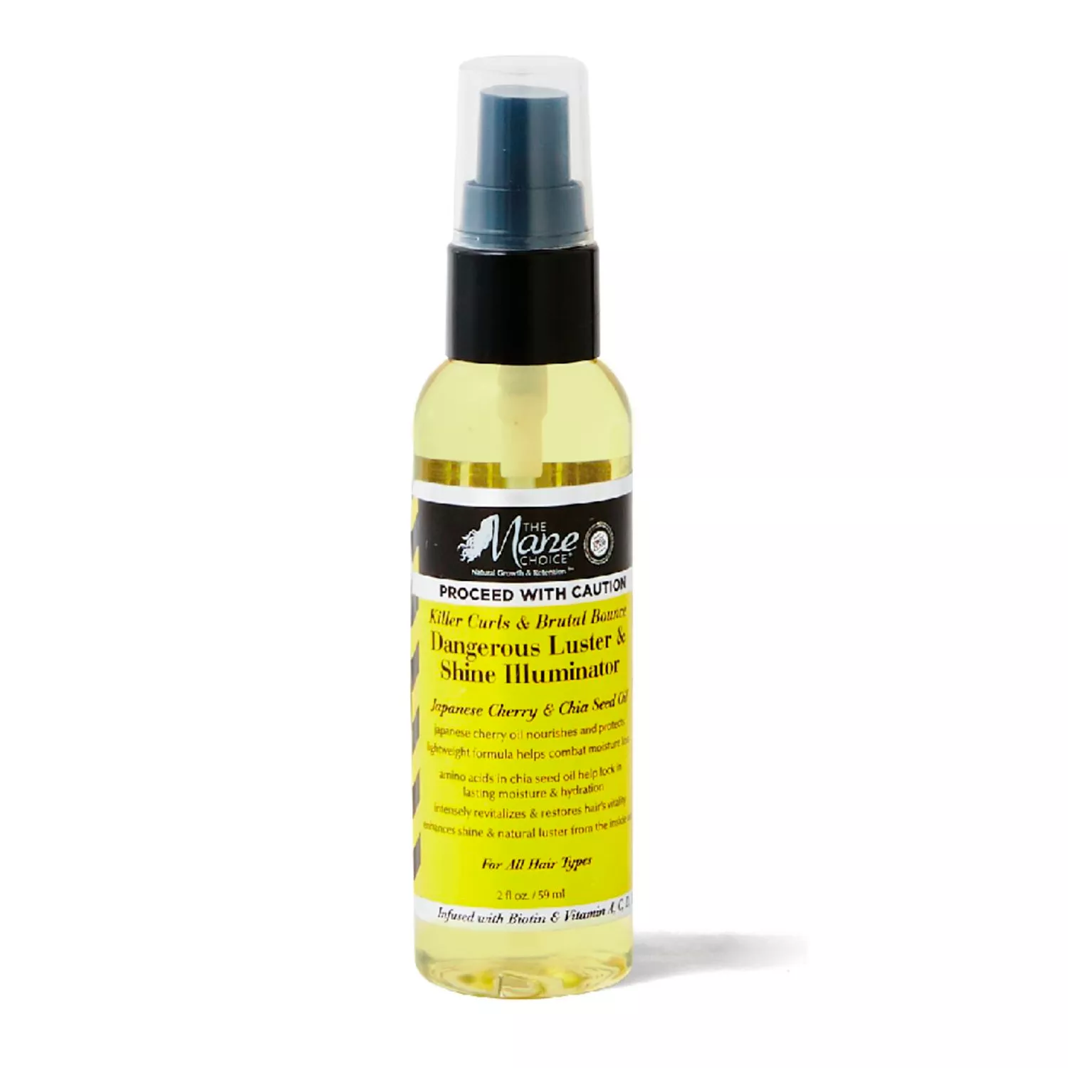 The Mane Choice Dangerous luster n Shine Illuminator Hair Oil 2oz