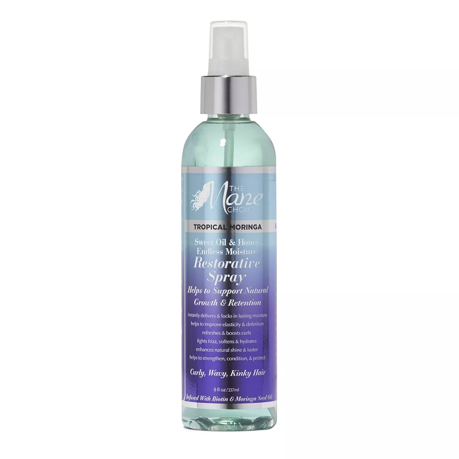 The Mane Choice Tropical Moringa Sweet Oil n Honey Restorative Spray 8oz