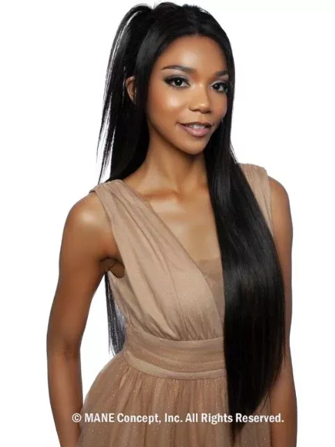 Mane Concept 100% Unprocessed Human Hair Trill 13x4 HD Glueless Lace Wig - TRE2114 STRAIGHT 28"