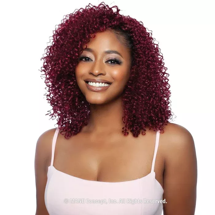 Mane Concept Brown Sugar Coat Human Hair Blend Half Wig - BSSC102 SUGAR 02