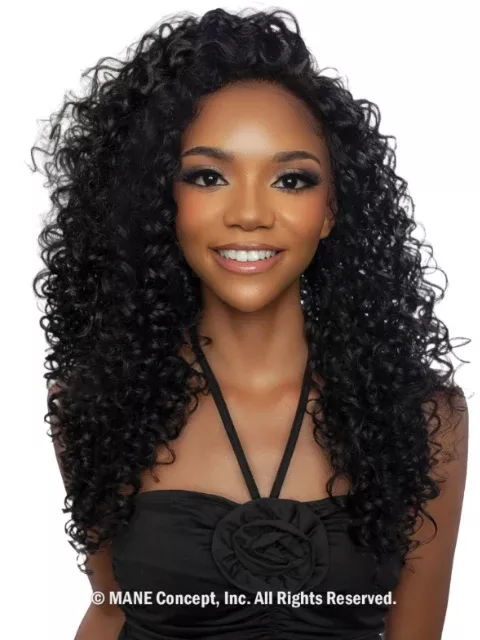 Mane Concept Brown Sugar Glueless Sugar Coat Half Wig- BSSC109 SUGAR 09″