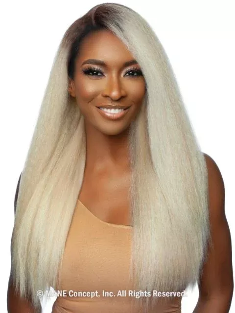 Mane Concept Brown Sugar Glueless Sugar Coat Half Wig- BSSC111 SUGAR 11″