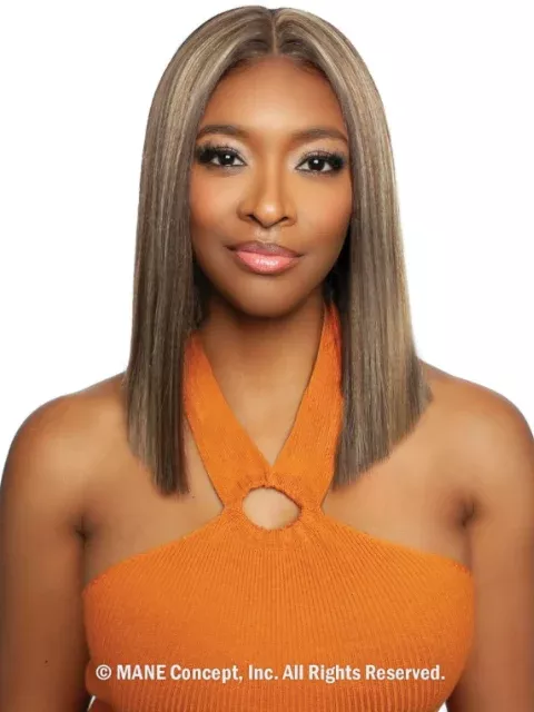 Mane Concept Brown Sugar HD Blunt Cut Lace Front Wig – BSHC234 STRAIGHT CUT 02