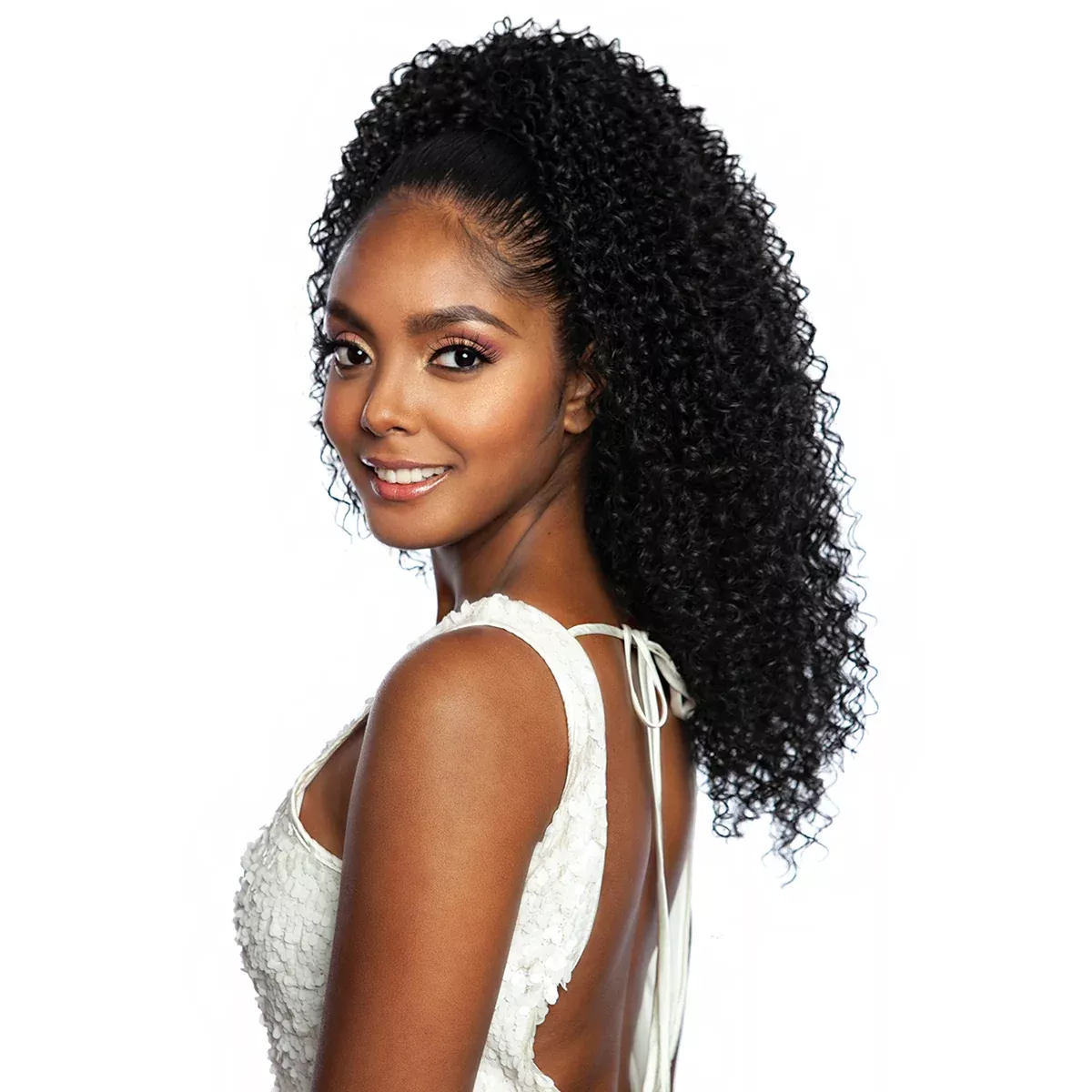 Mane Concept Brown Sugar Human Hair Blend Ponytail - BSWNT06 KEY CURL WNT 20