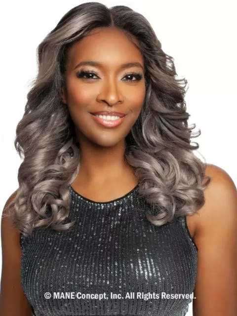 Mane Concept Brown Sugar Skin Bond Lace Pre-Cut Glueless Wig- 13×6 GLUELESS 10- BSSB216