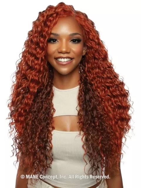 Mane Concept Brown Sugar Skin Bond Lace Pre-Cut Glueless Wig- 9×6 PRE-CUT 04- BSSB204″