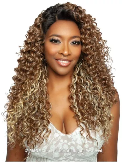 Mane Concept Brown Sugar Skin Bond Lace Pre-Cut Glueless Wig- 9×6 PRE-CUT 08- BSSB218