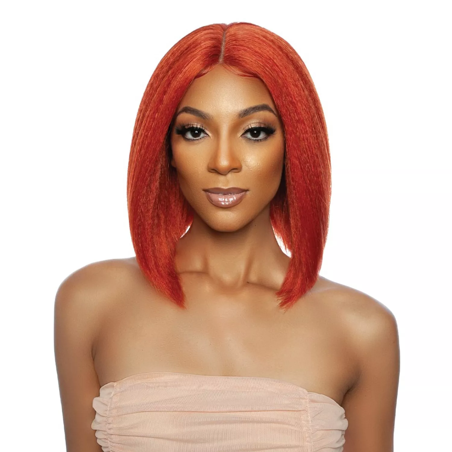 Mane Concept Human Hair Blend Lace Front Wig Melanin Queen 4" Deep part MLHC201 Nova