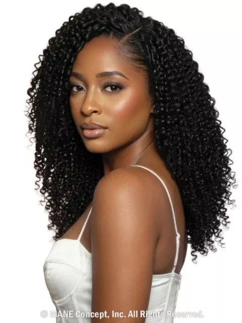 Mane Concept Human Hair StyleMix Feather Micro Crochet Extensions -FEATHER BURMESE CURL 18″-24″ (MBMC105-106)
