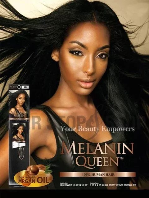Mane Concept Melanin Queen Weave - YAKY STRAIGHT 12 (MLYW12) *MEGA SALE