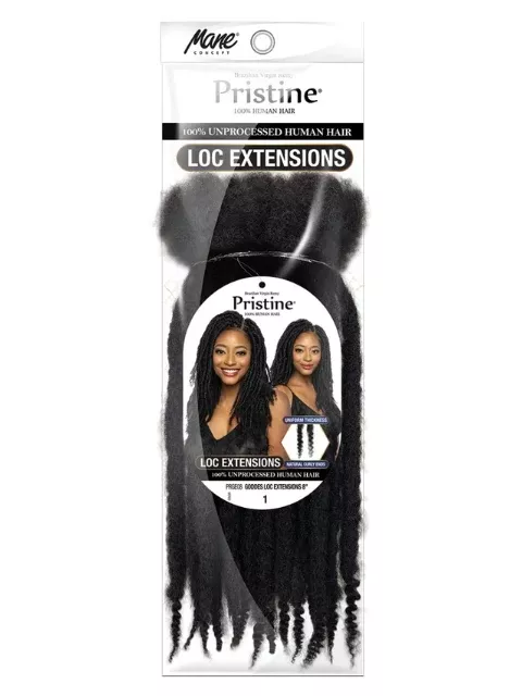 Mane Concept Pristine 100% Unprocessed Human Hair Loc Bulk Extensions – GODDESS LOC (PRGE)