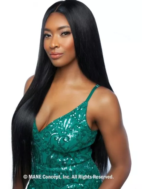 Mane Concept Pristine Green Diamond 100% Human Hair HD 4×5 STRAIGHT Closure- (PGD45210-45214)