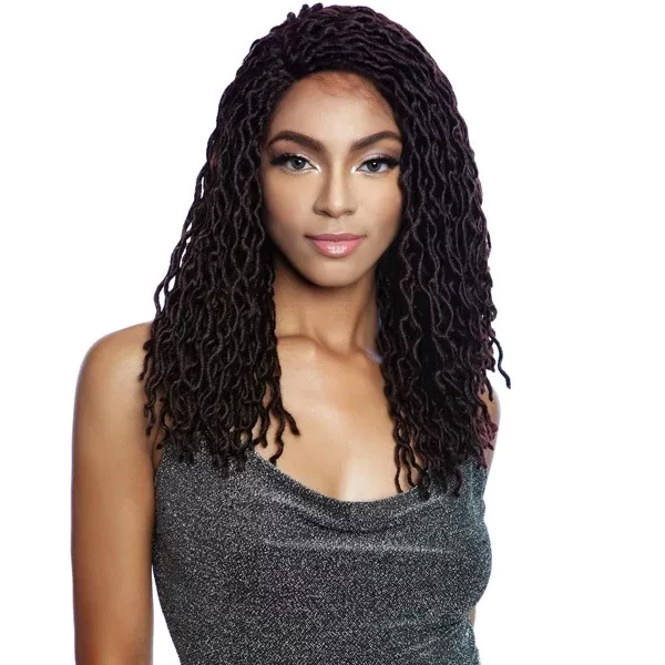 Mane Concept Red Carpet Braided Lace Front Wig - RCIB202 CURLED FAUX LOCS 20"