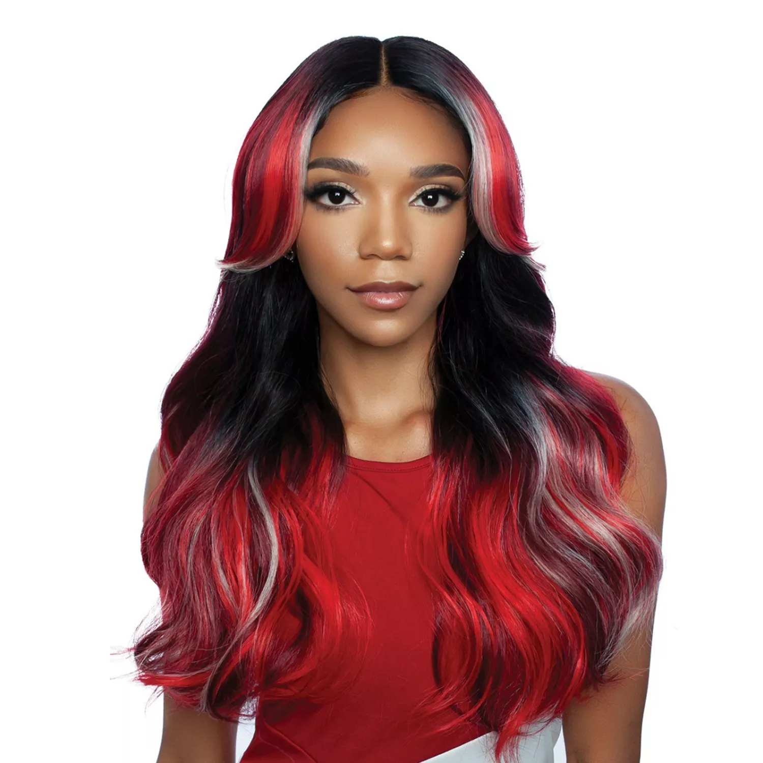 Mane Concept Red Carpet HD Lace Front WigGlueless Curtain Bang 4" Deep Part RCTD212 Blaire