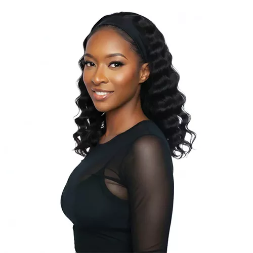 Mane Concept Unprocessed Virgin Human Hair Headband Wig Trill Glueless TRHB204 Loose Deep 18"