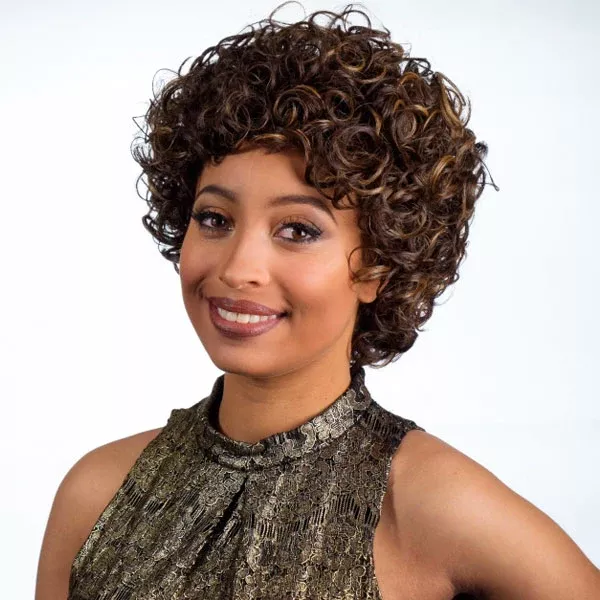 Manhattan Style Human Hair Blend Wig - H TRIO