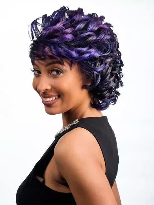 Manhattan Style Synthetic Hair Wig - BAMBI