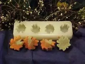 Maple Leaf Tarts 4 Cavity Silicone Mold 584