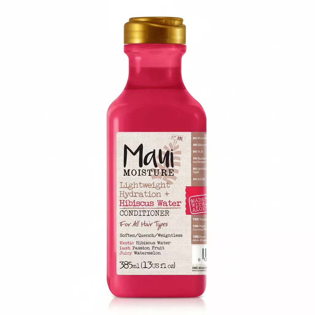 Maui Moisture Hair Care Lightweight Hydration Hibiscus water Conditioner 13fl.oz