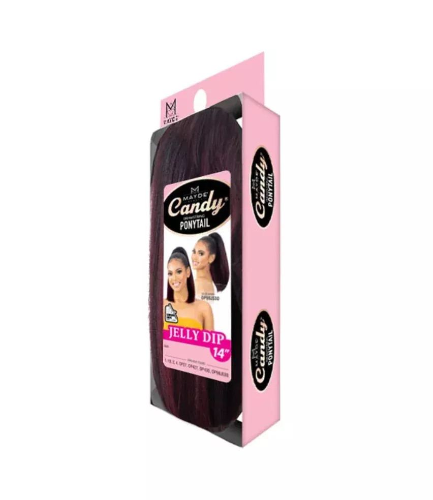 MAYDE BEAUTY CANDY DRAWSTRING PONYTAIL – JELLY DIP 14″