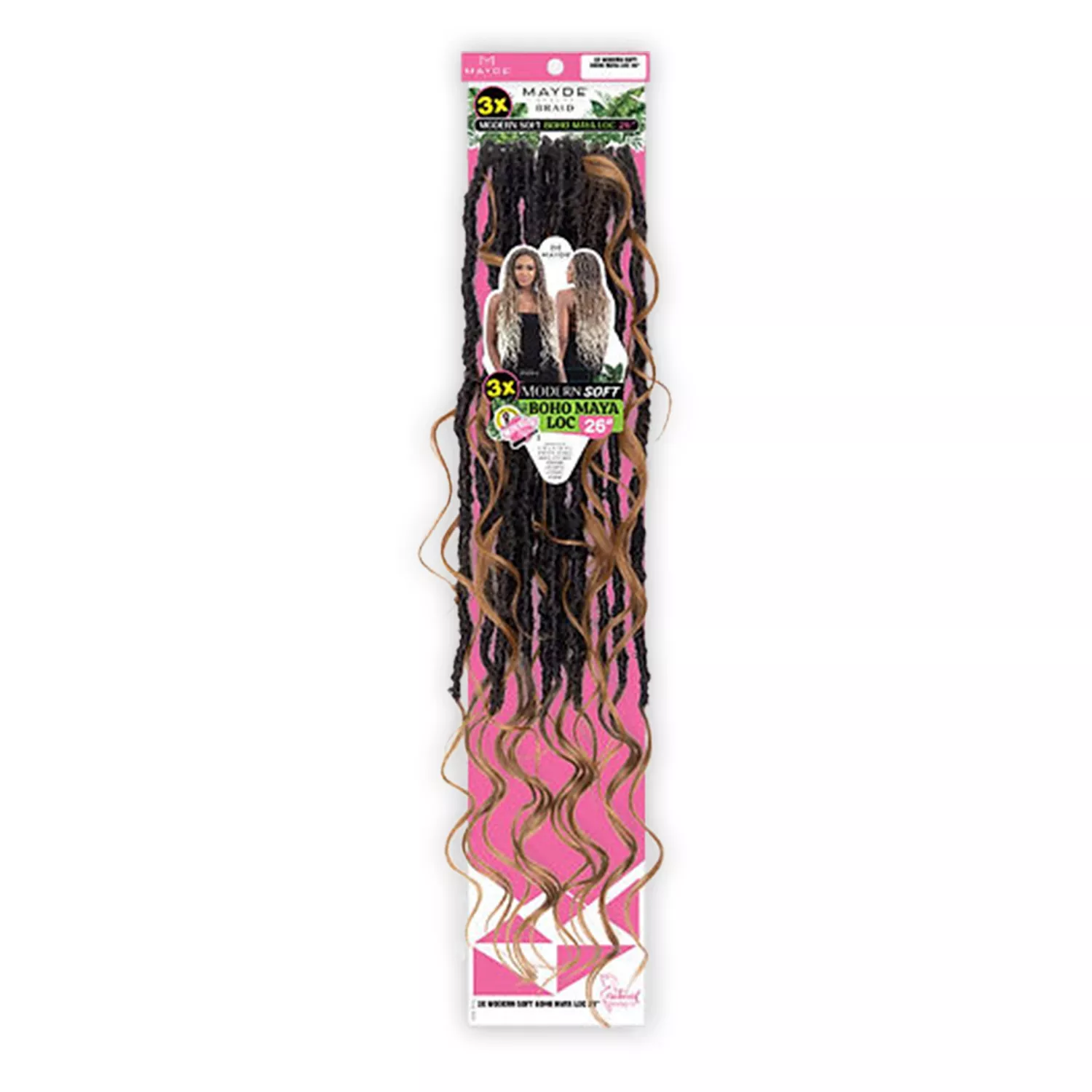 Mayde Beauty Croceht Braids 3X Modern Soft Boho Maya Loc 26"