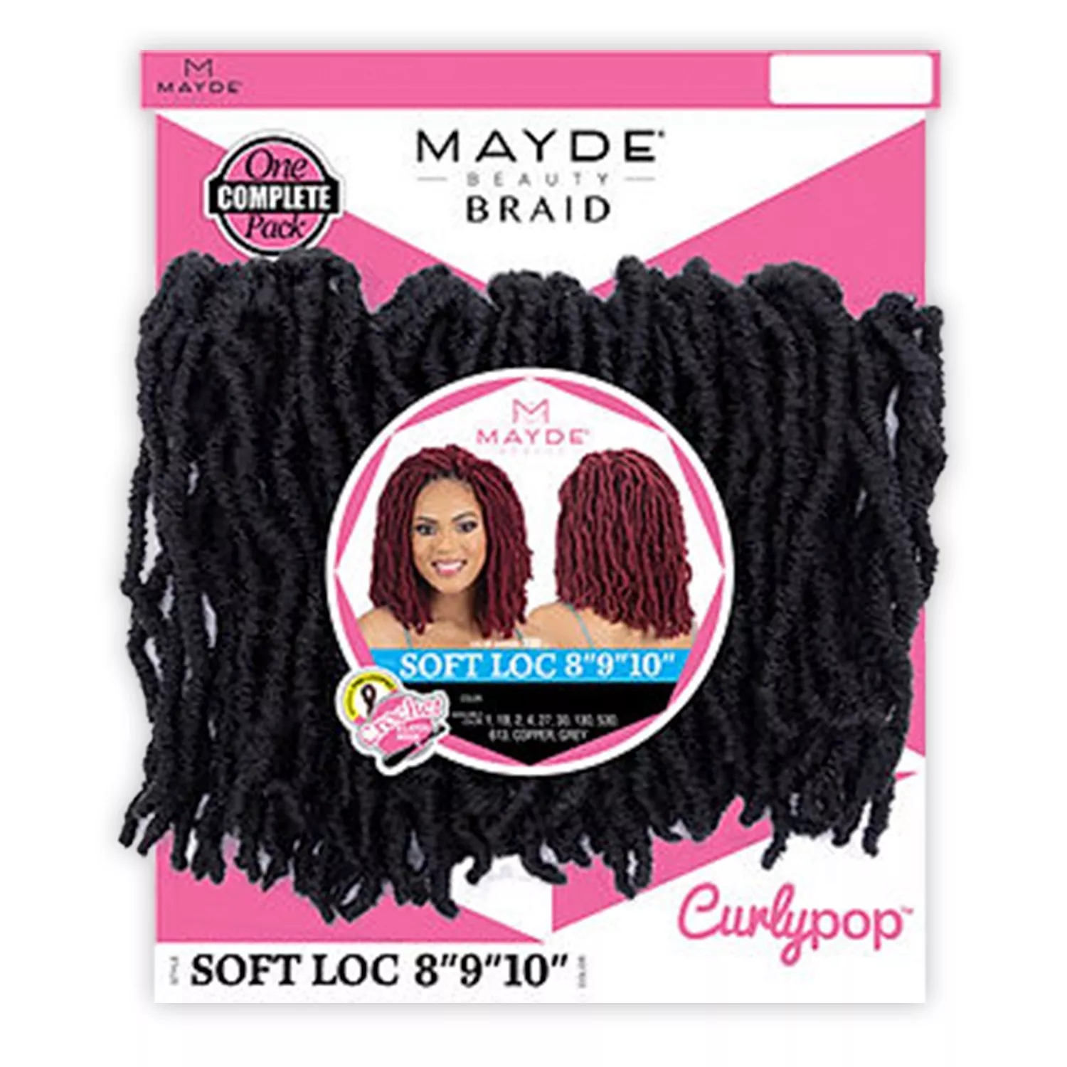 Mayde Beauty Crochet Braids Soft Loc 8"9"10"