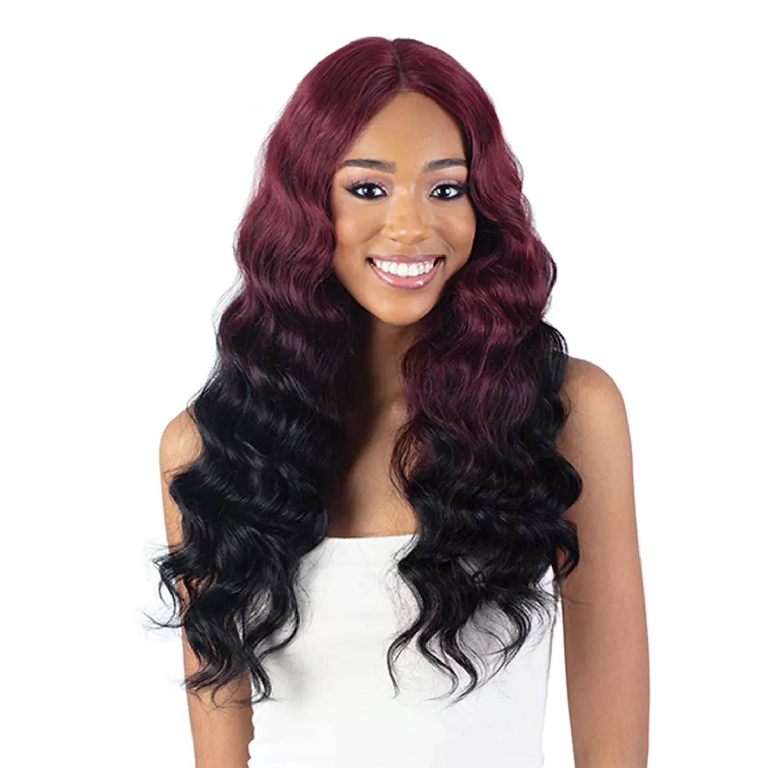 Mayde Beauty HD Lace Front Wig Waterfall Collection 5" Lace Part Paisley