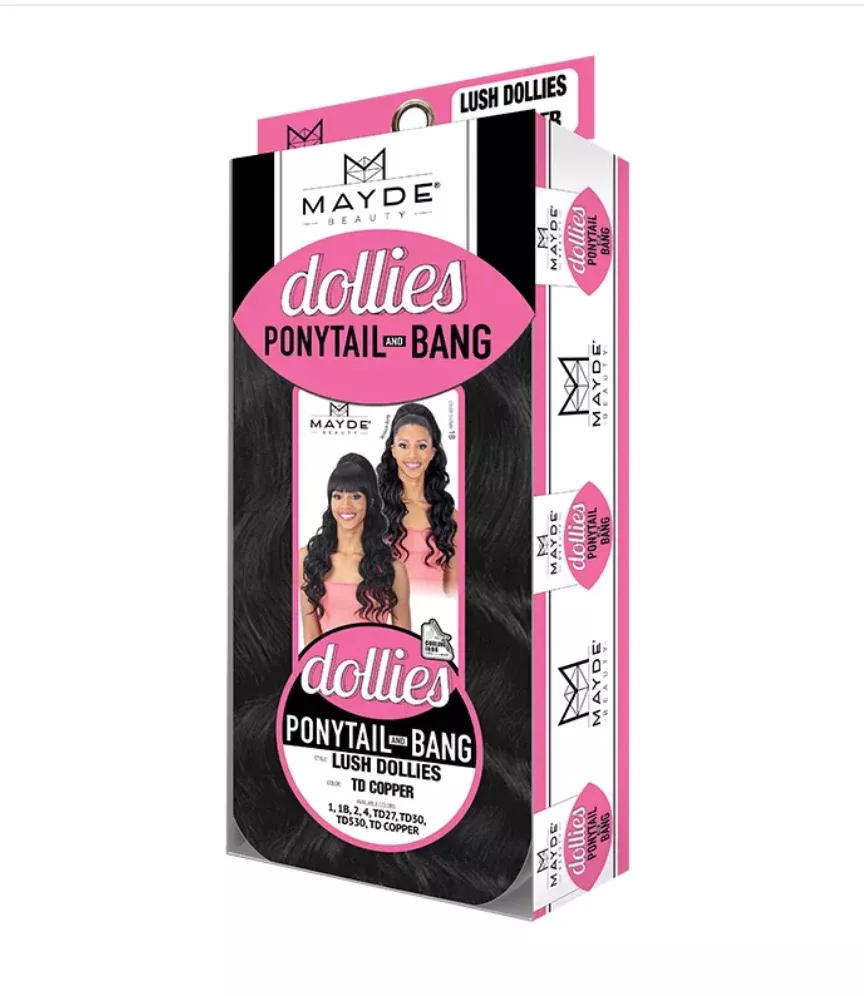 MAYDE BEAUTY PONYTAIL & BANG – LUSH DOLLIES