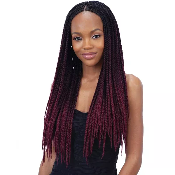 Mayde Beauty Pre-Looped Crochet Braid – 6X BOX BRAID (14-20 Inch)