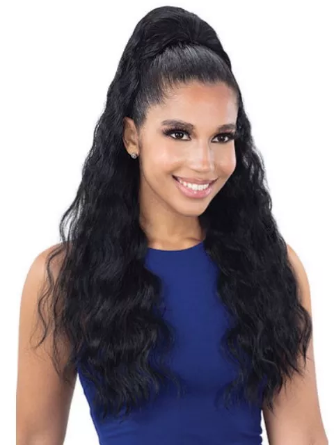 MAYDE BEAUTY SYNTHETIC DRAWSTRING PONYTAIL CRIMP DOLL 24 "