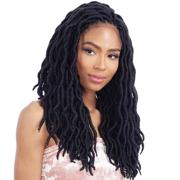 Mayde Beauty Synthetic Mighty Pack Crochet Braid – 80 PRE-LOOPED STANDARD WAVY ISLAND LOCS 14″