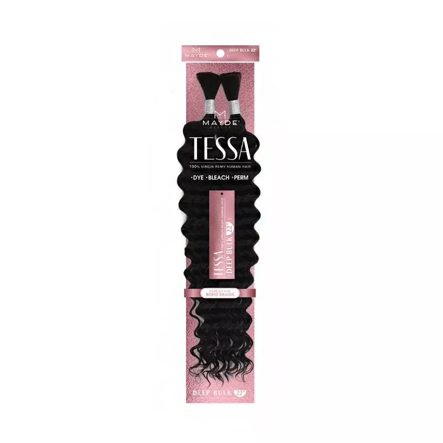Mayde Beauty Tessa 100% Human Hair Braid - DEEP BULK 22