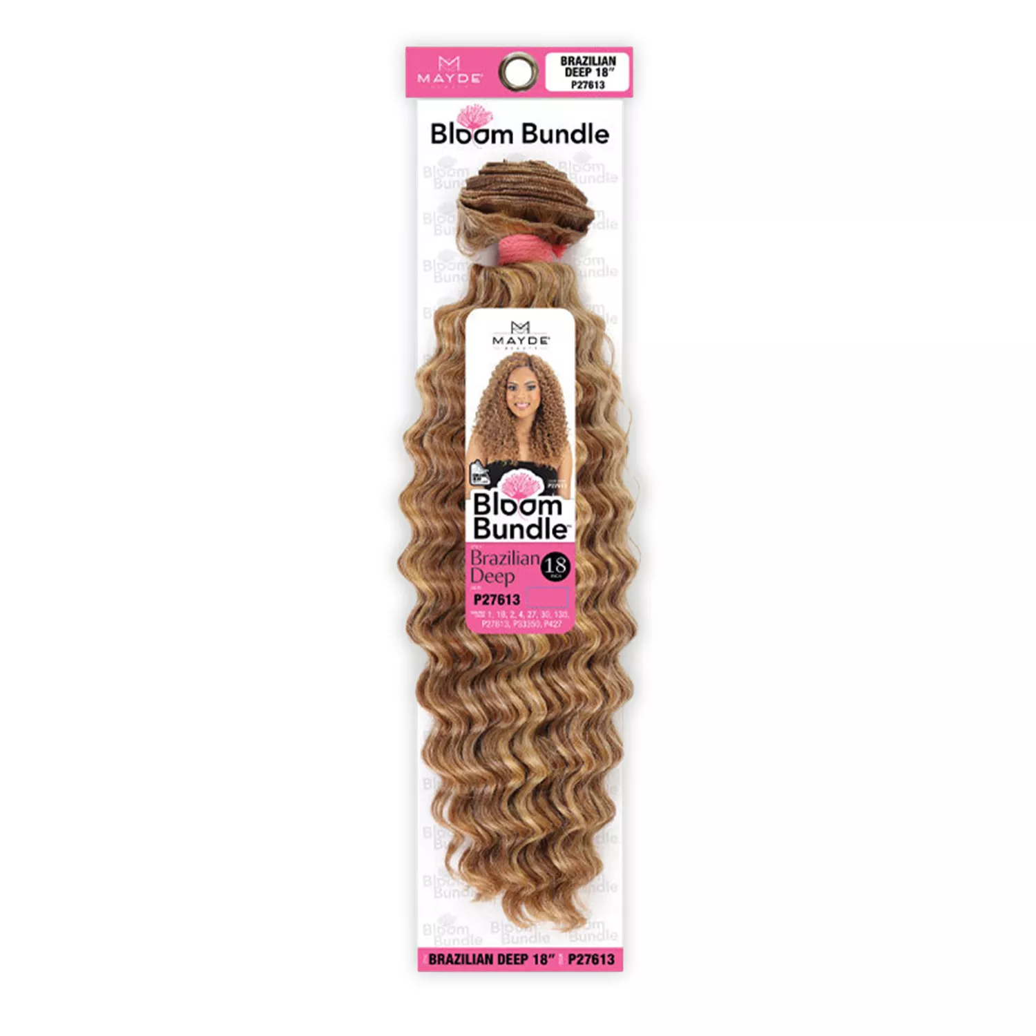 Mayde Beauty Weave Bloom Bundle Brazillian Deep 18"