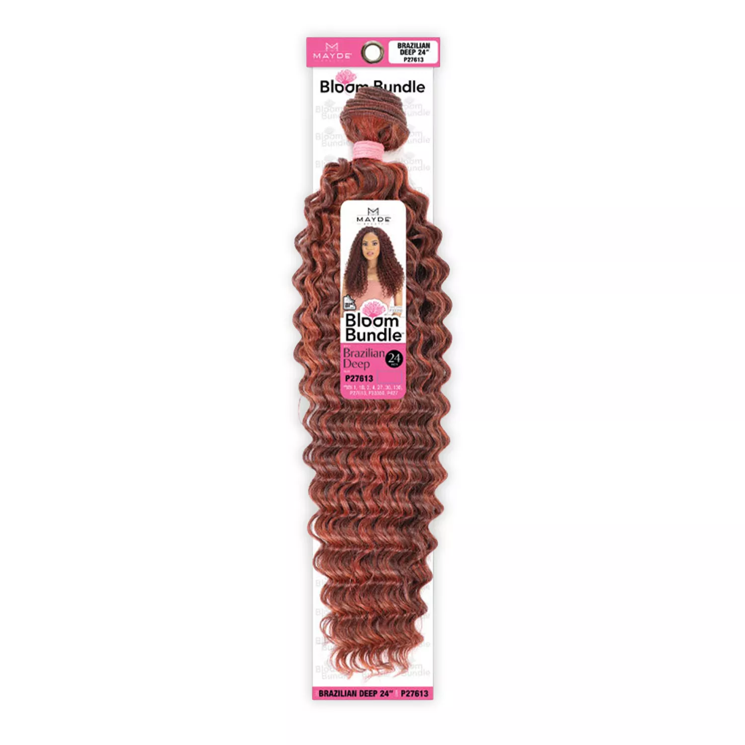Mayde Beauty Weave Bloom Bundle Brazillian Deep 24"
