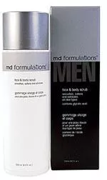 MD FORMULATIONS Men Face & Body Scrub, 8.3 oz