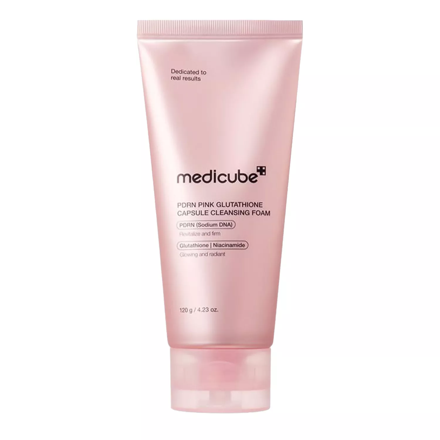 Medicube PDRN Pink Glutathione Capsule Cleansing Foam 4.23oz/ 120g