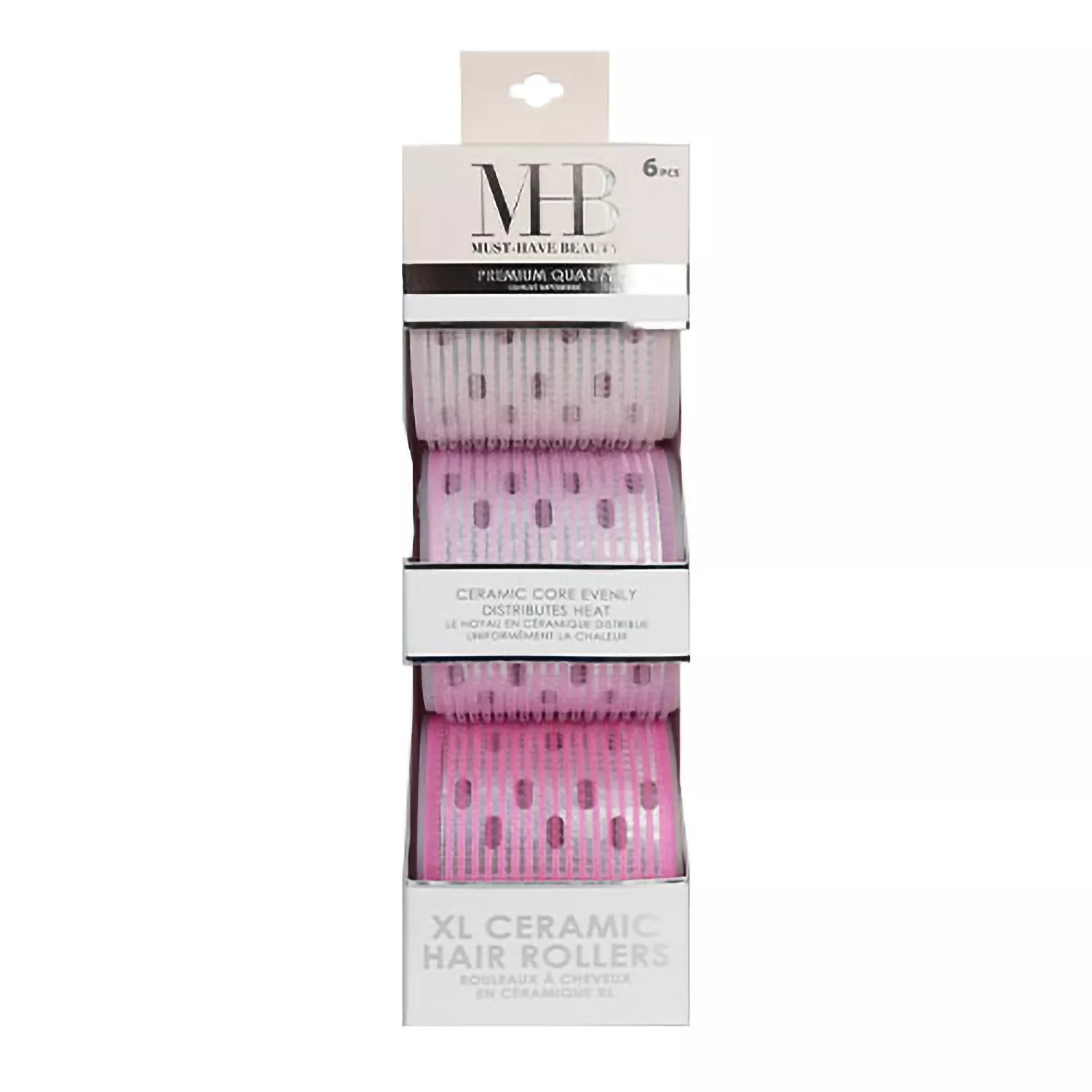 MHB Ceramic Hair Rollers XL 6pcs