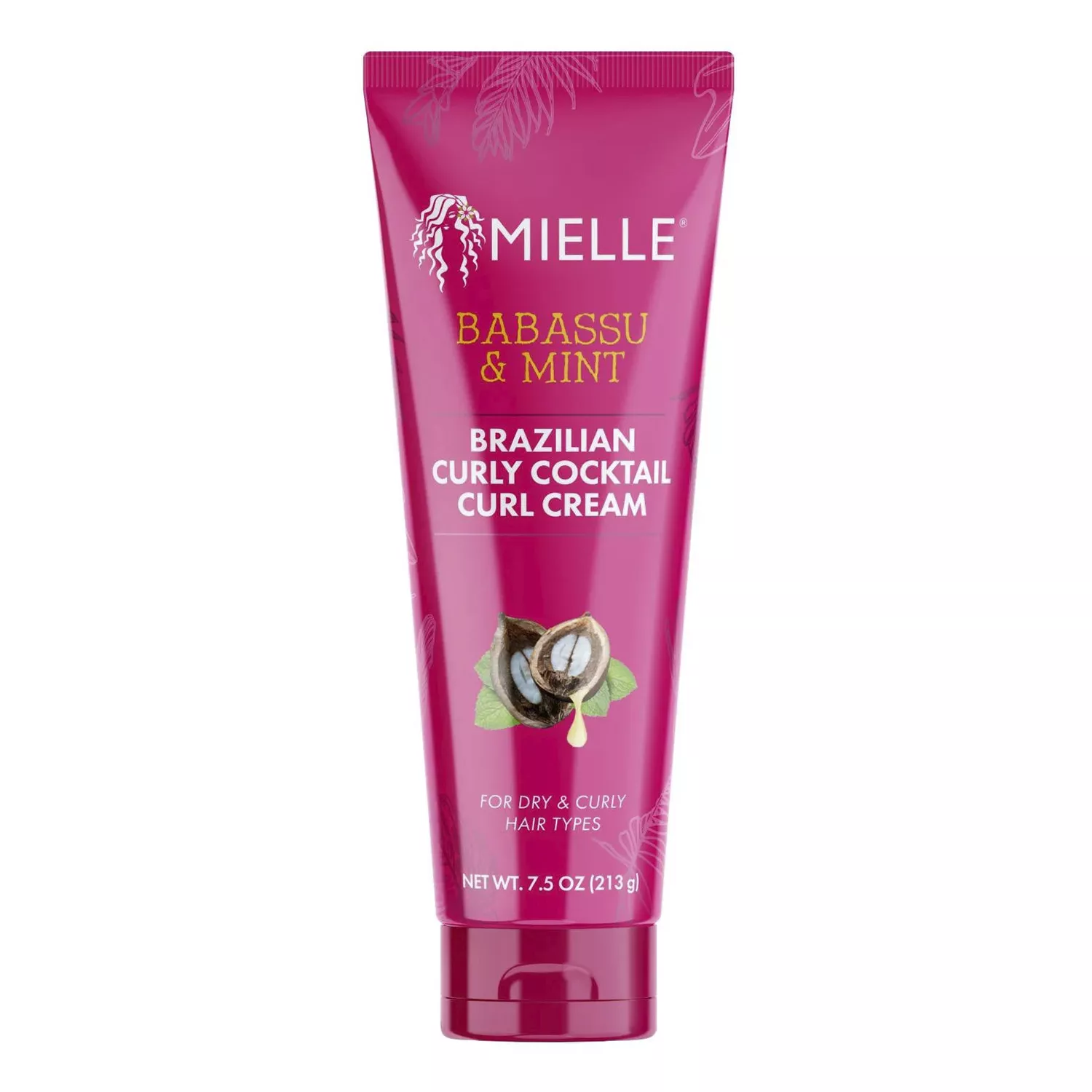 Mielle Babassu & Mint Brazilian Curly Cocktail Curl Cream 7.5oz/ 213g