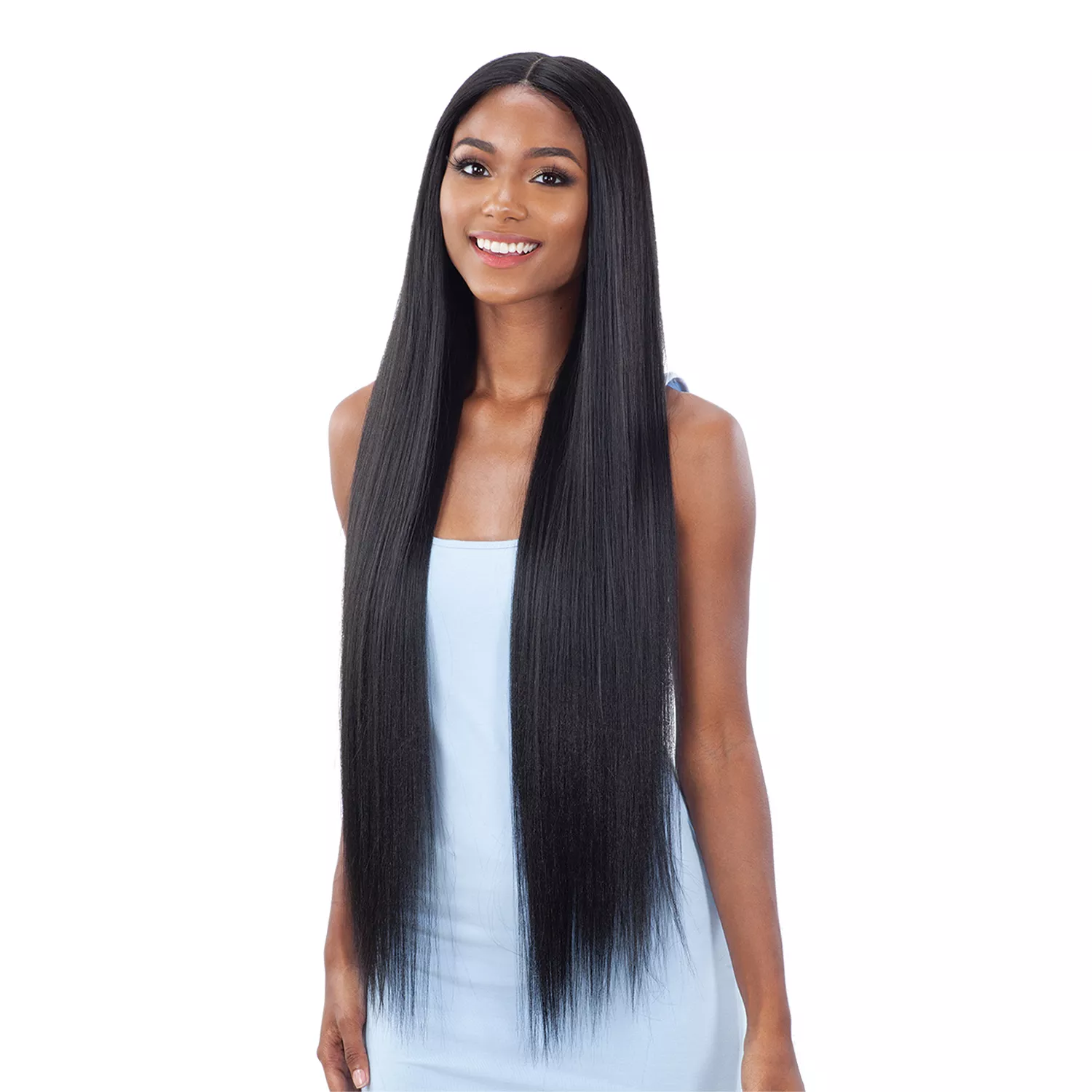 Milky Way Organique Lace Front Wig Light Yaky Straight 36"