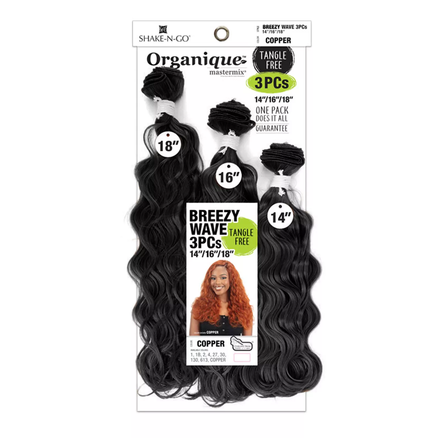 Milky Way Weave Organique Breezy Wave 3Pcs (14"16"18")