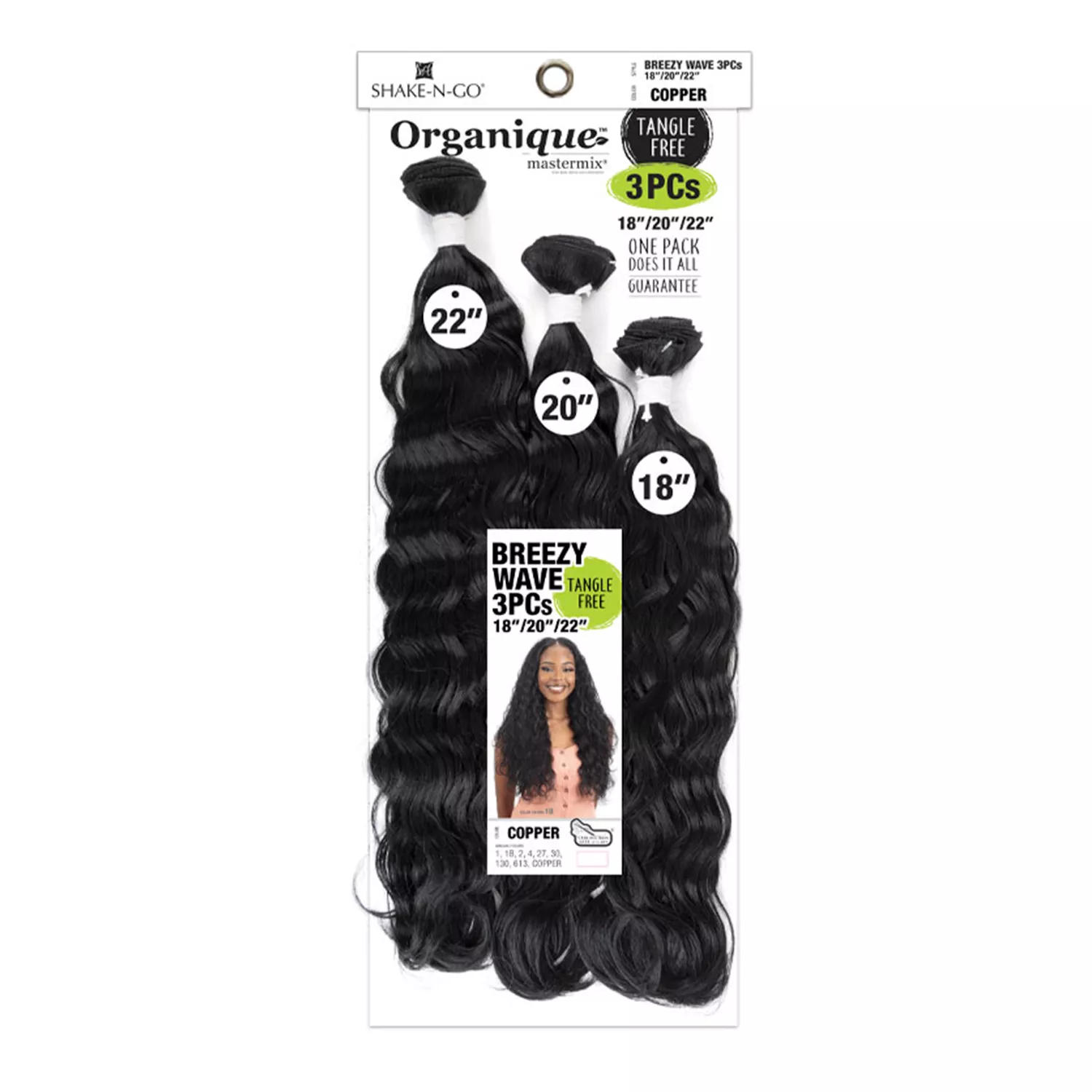 Milky Way Weave Organique Breezy Wave 3Pcs (18″20″22″)