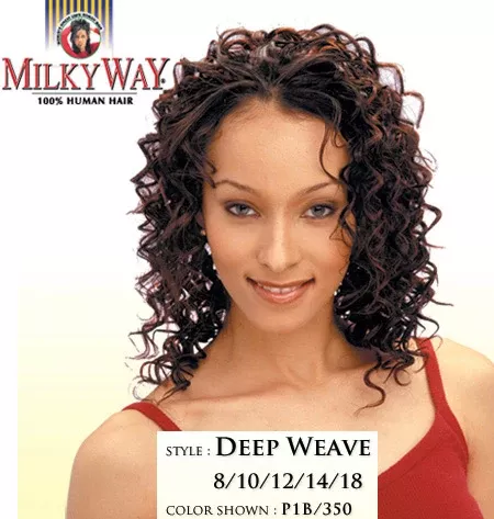 MilkyWay Human Hair DEEP Weave 8" - 14"