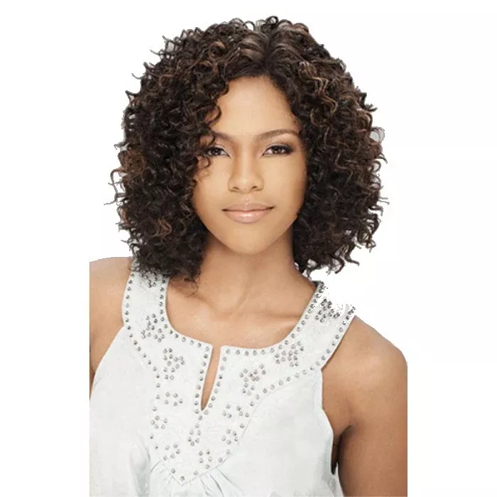 MilkyWay Que MasterMix ShortCut Series Human Hair Weave Q Water Deep 3PCS